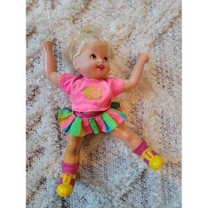 Toy Biz 1997 Vintage Casey Cartwheel Cheerleader Doll 10.5"